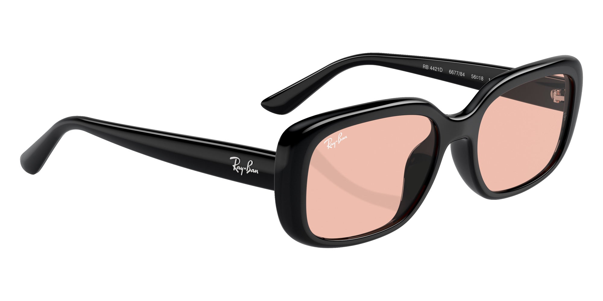 Ray-Ban® RB4421D RB4421D 667784 56 Sunglasses - Black