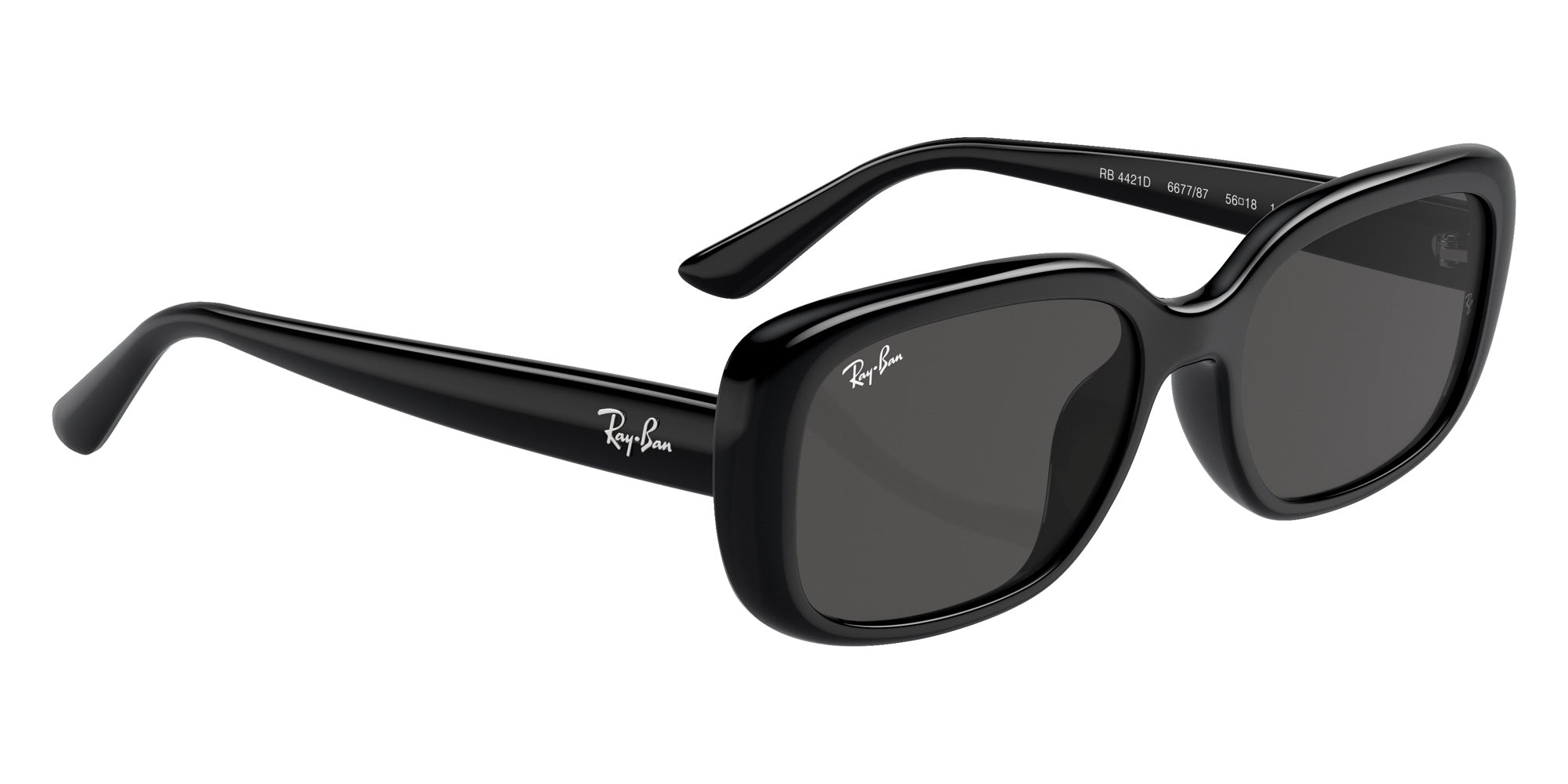 Ray-Ban® RB4421D RB4421D 667787 56 Sunglasses - Black