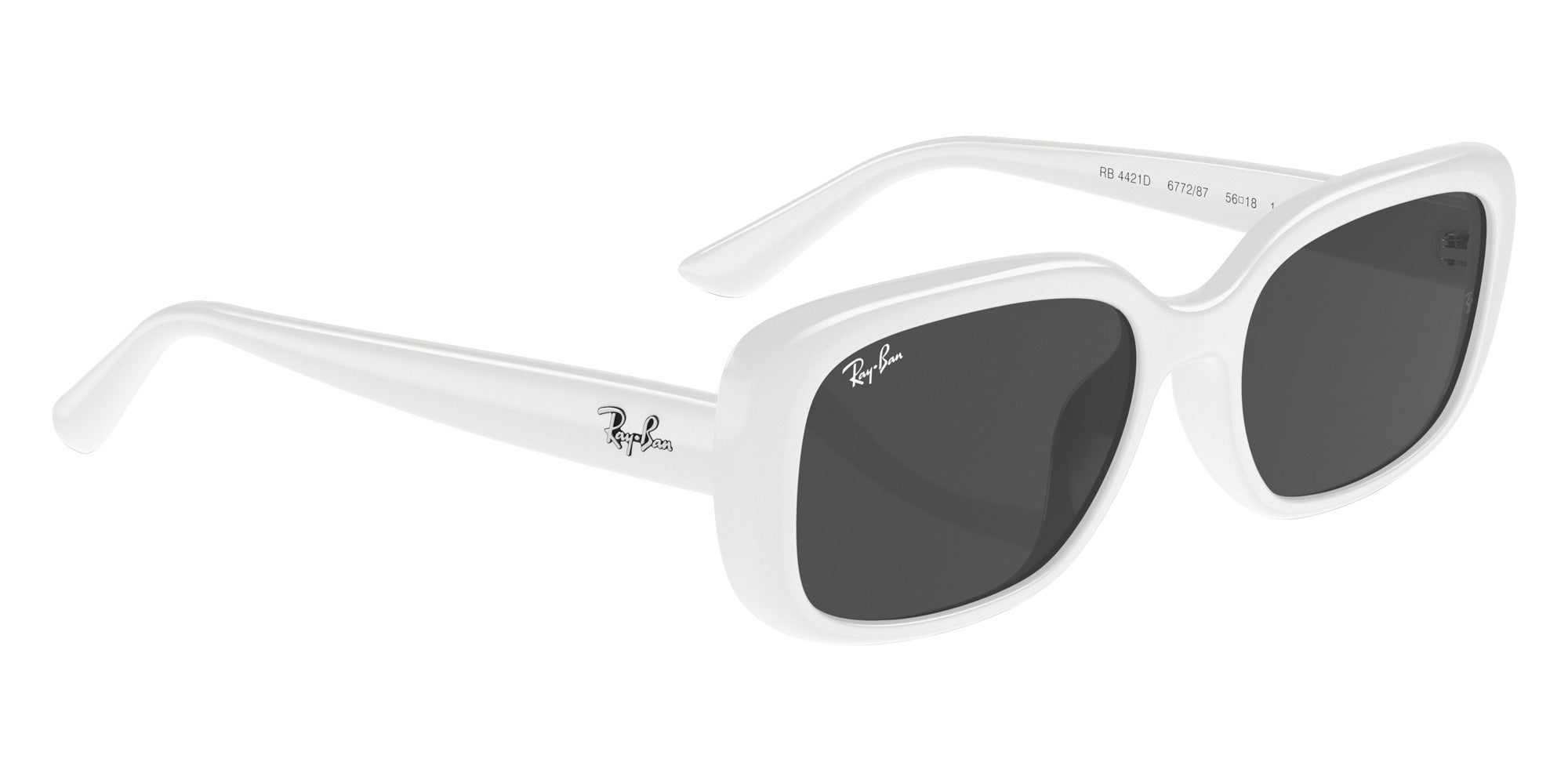 Ray-Ban® RB4421D RB4421D 677287 56 Sunglasses - White