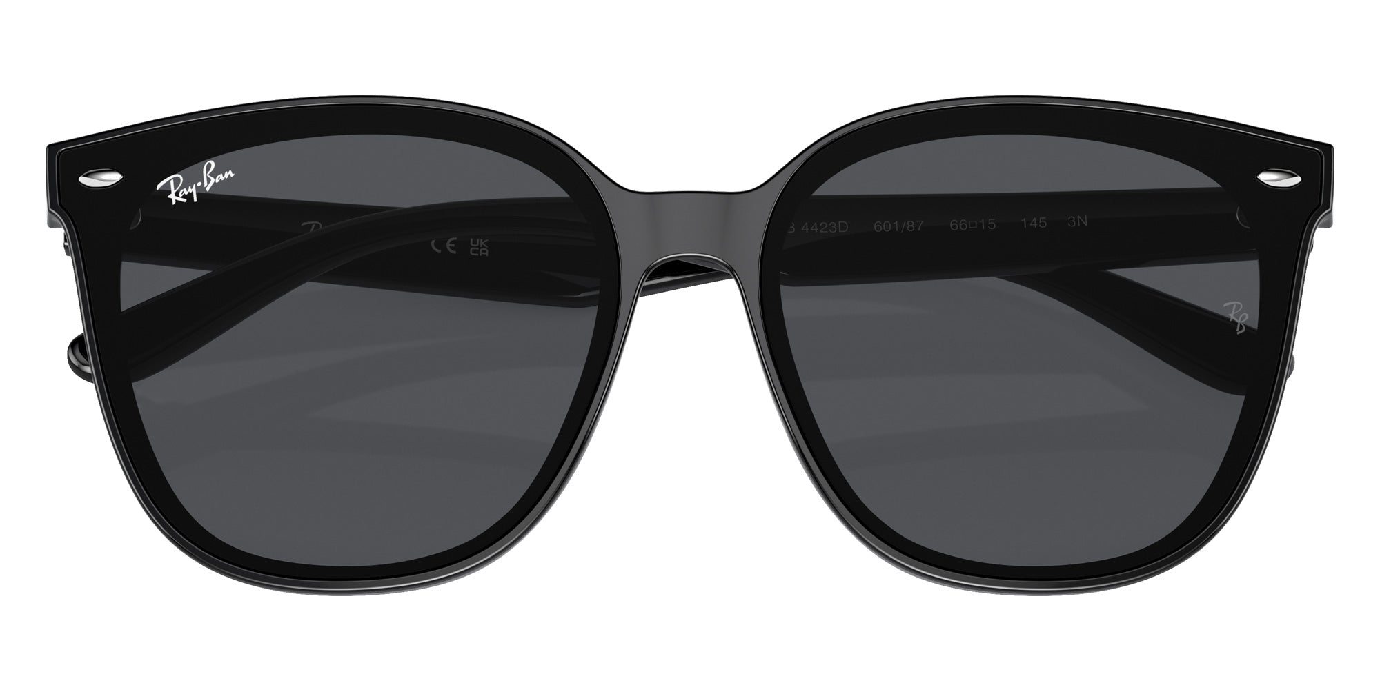 Ray-Ban® RB4423D RB4423D 601/87 66 Sunglasses - Black