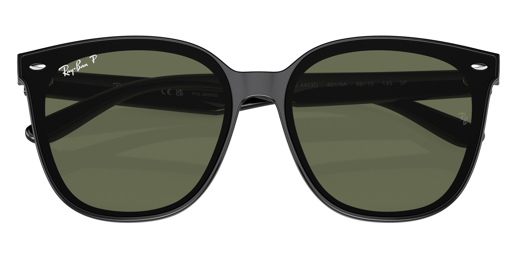 Ray-Ban® RB4423D RB4423D 601/9A 66 Sunglasses - Black