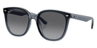 Ray-Ban® RB4423D RB4423D 6592T3 66 Sunglasses - Dark Transparent Blue