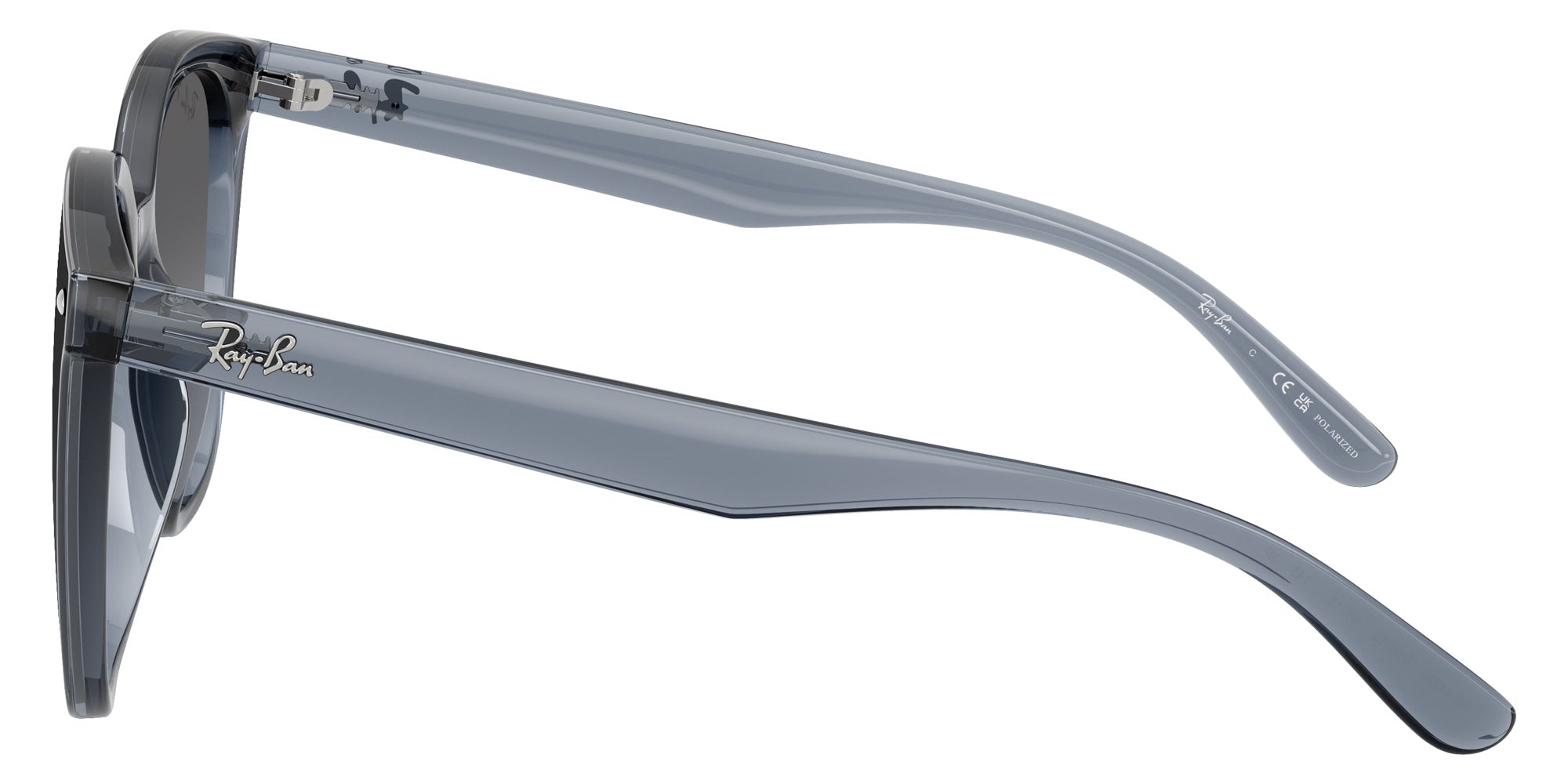 Ray-Ban® RB4423D RB4423D 6592T3 66 Sunglasses - Dark Transparent Blue