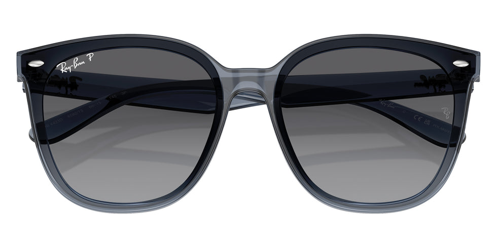 Ray-Ban® RB4423D RB4423D 6592T3 66 Sunglasses - Dark Transparent Blue
