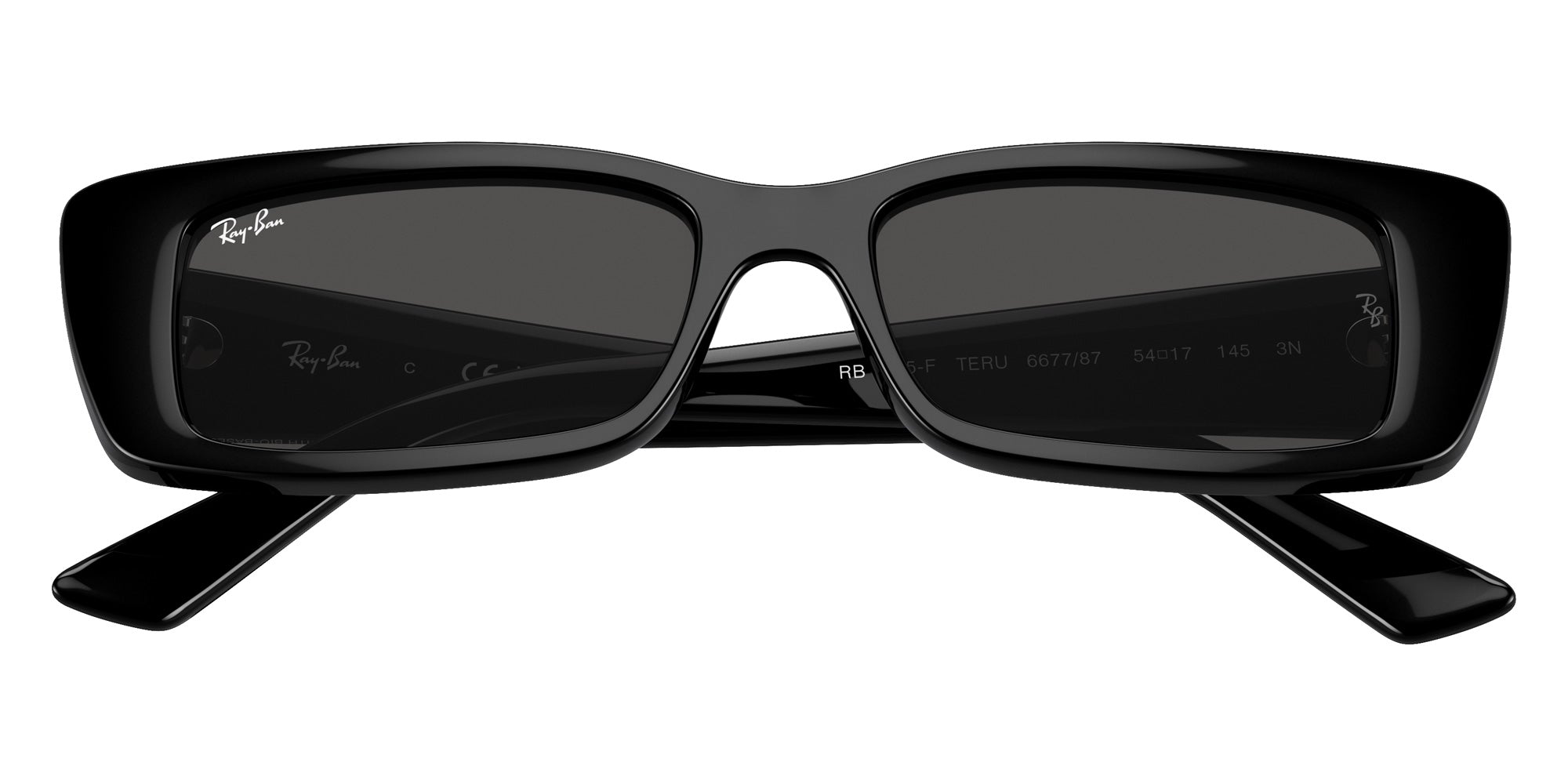 Ray-Ban® RB4425F RB4425F 667787 54 Sunglasses - Black