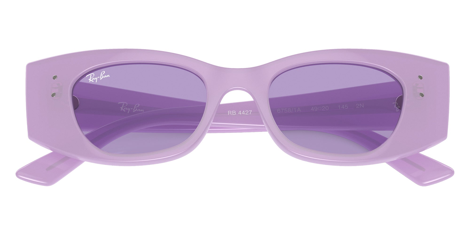 Ray-Ban® RB4427 RB4427 67581A 49 Sunglasses - Lilac