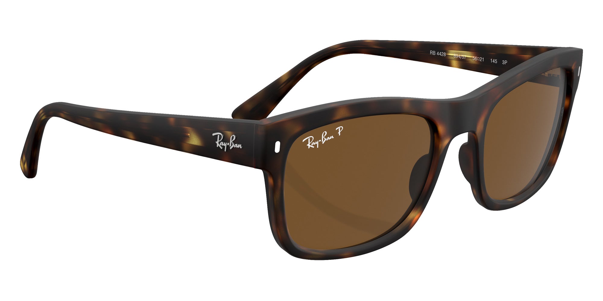Ray-Ban® RB4428 RB4428 894/57 56 Sunglasses - Havana