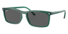 Ray-Ban® RB4435 RB4435 6615B1 59 Sunglasses - Transparent Green