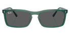 Ray-Ban® RB4435 RB4435 6615B1 59 Sunglasses - Transparent Green