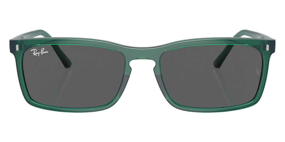 Ray-Ban® RB4435 RB4435 6615B1 59 Sunglasses - Transparent Green