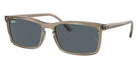 Ray-Ban® RB4435 RB4435 6765R5 56 Sunglasses - Transparent Brown