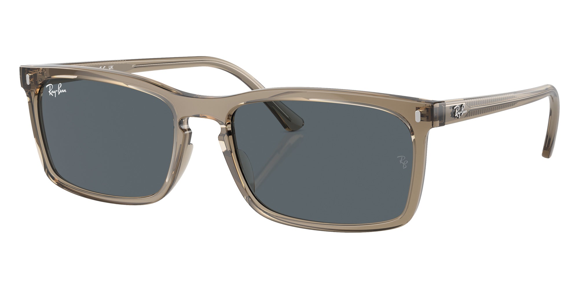 Ray-Ban® RB4435 RB4435 6765R5 56 Sunglasses - Transparent Brown
