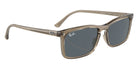 Ray-Ban® RB4435 RB4435 6765R5 56 Sunglasses - Transparent Brown