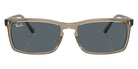 Ray-Ban® RB4435 RB4435 6765R5 56 Sunglasses - Transparent Brown