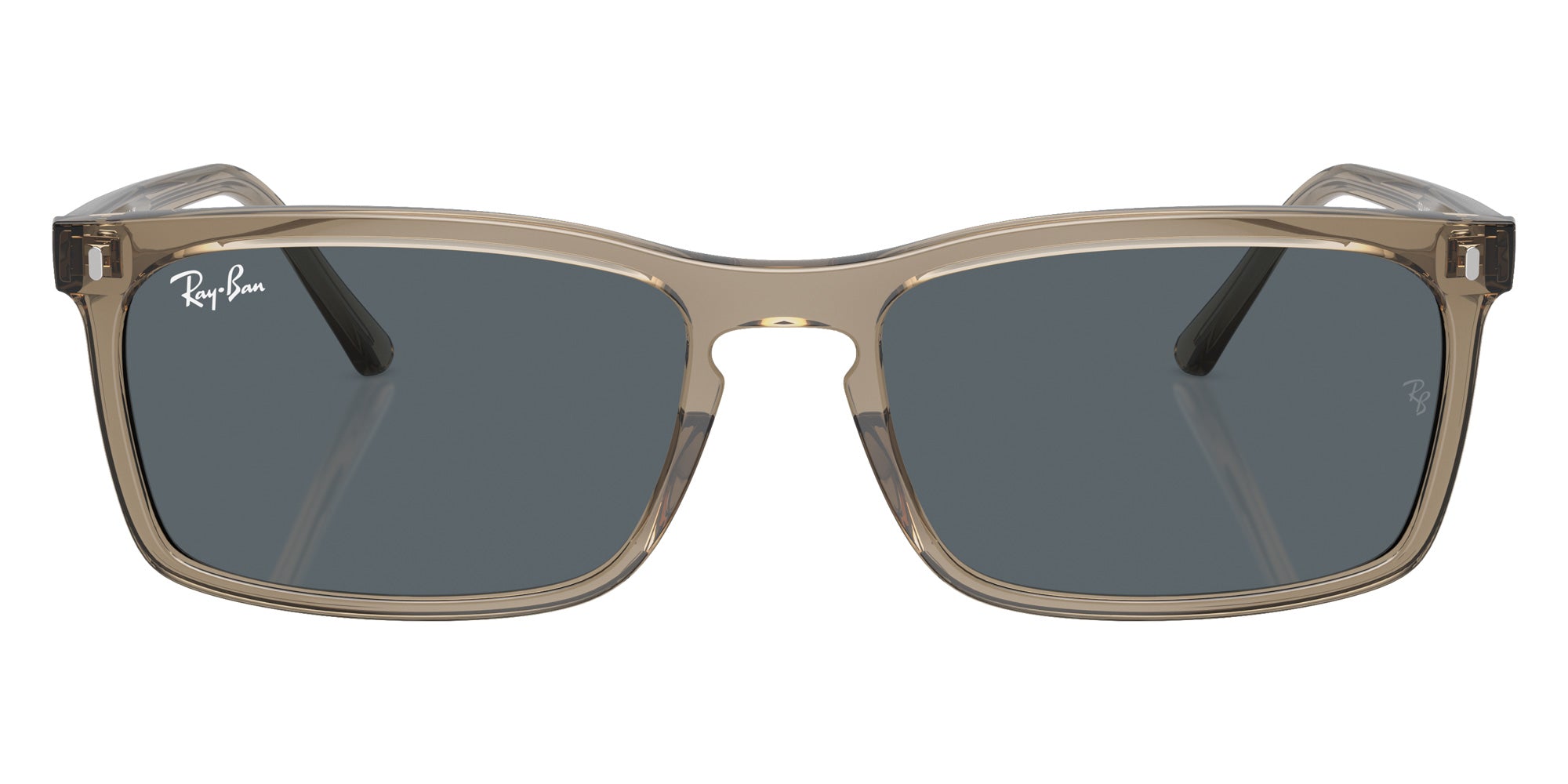 Ray-Ban® RB4435 RB4435 6765R5 56 Sunglasses - Transparent Brown