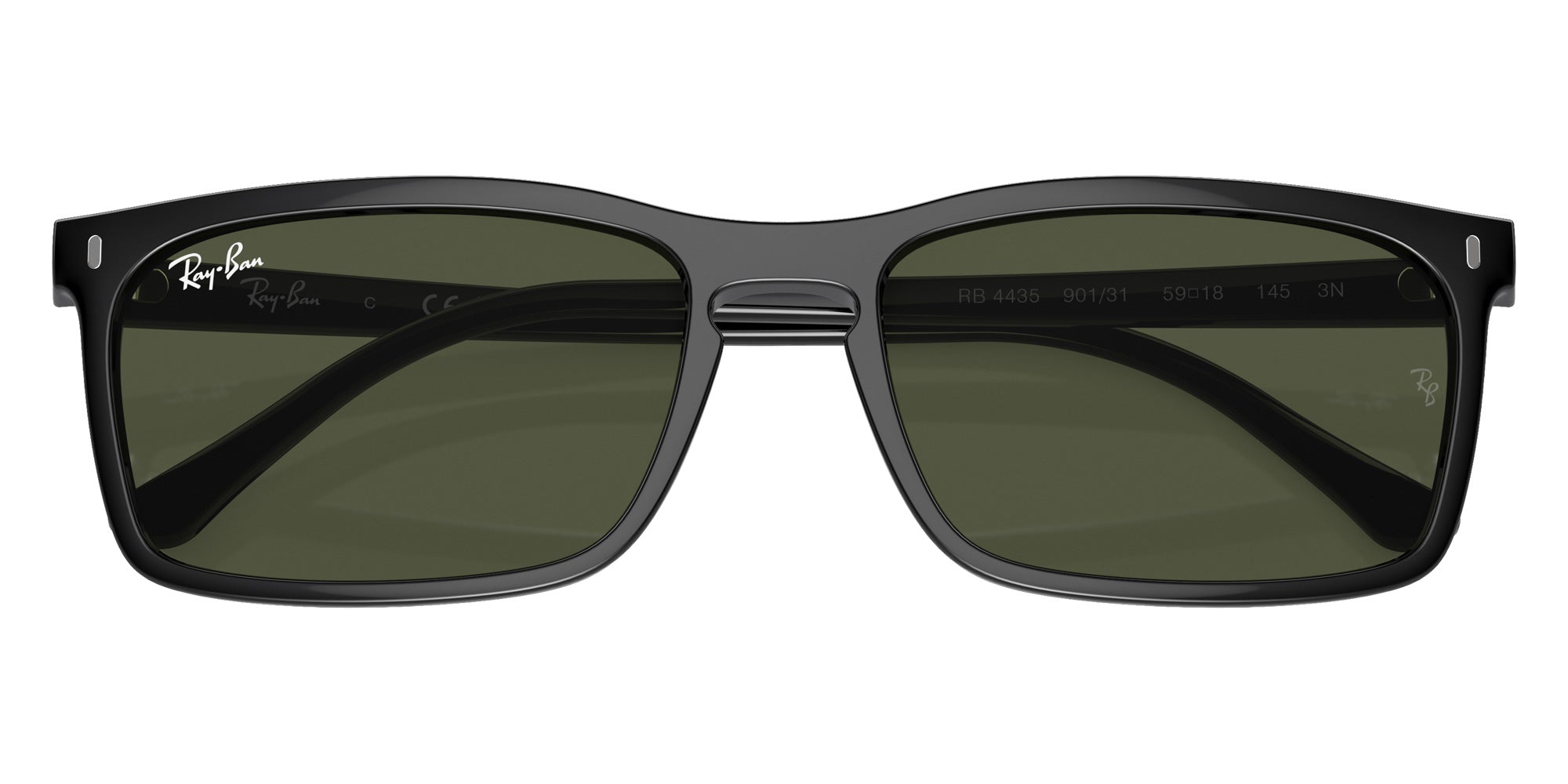 Ray-Ban® RB4435 RB4435 901/31 59 Sunglasses - Black
