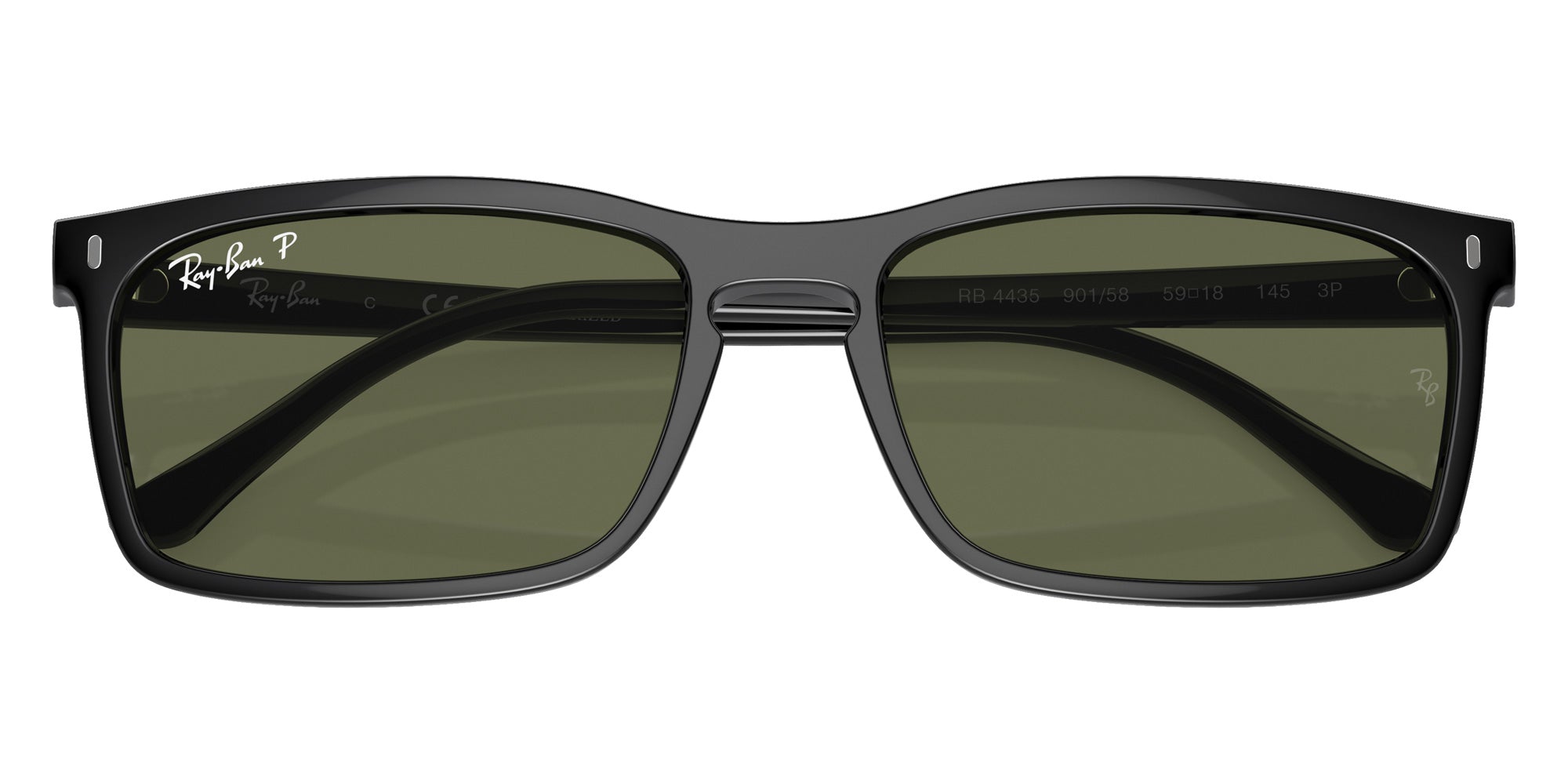 Ray-Ban® RB4435 RB4435 901/58 59 Sunglasses - Black