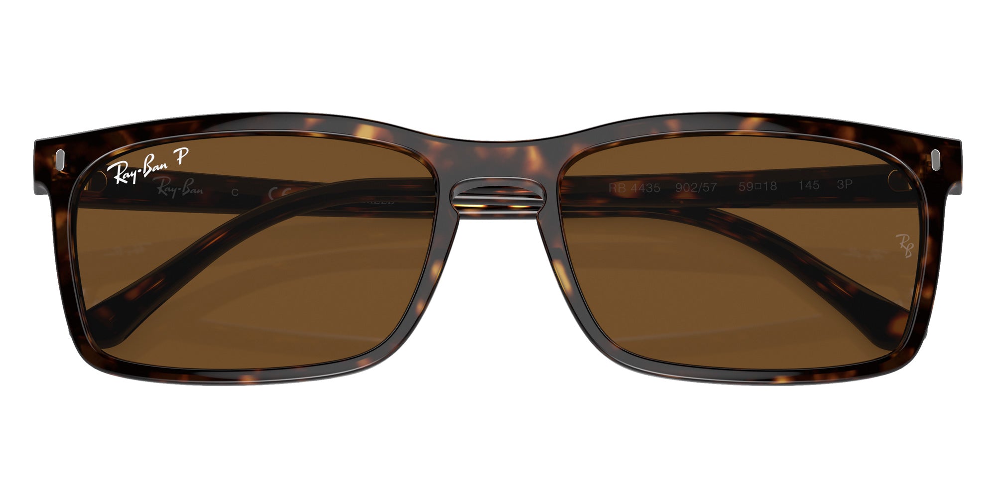 Ray-Ban® RB4435 RB4435 902/57 59 Sunglasses - Havana