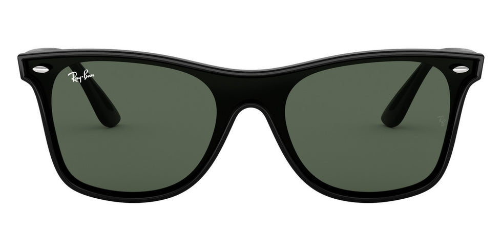 Ray-Ban® Blaze Wayfarer RB4440N RB4440N 6356X0 41 - Matte Transparent with Clear Gradient Blue Mirrored Red lenses Sunglasses