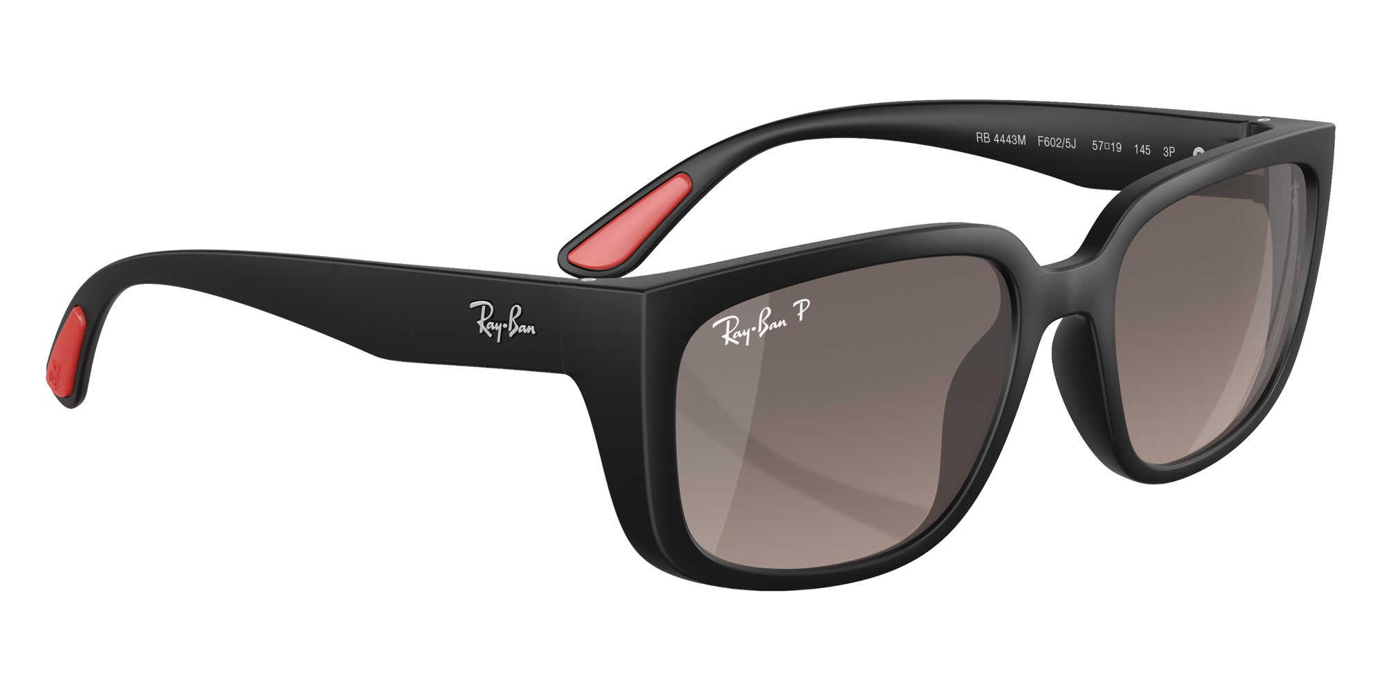 Ray-Ban® RB4443M RB4443M F6025J 57 Sunglasses - Matte Black