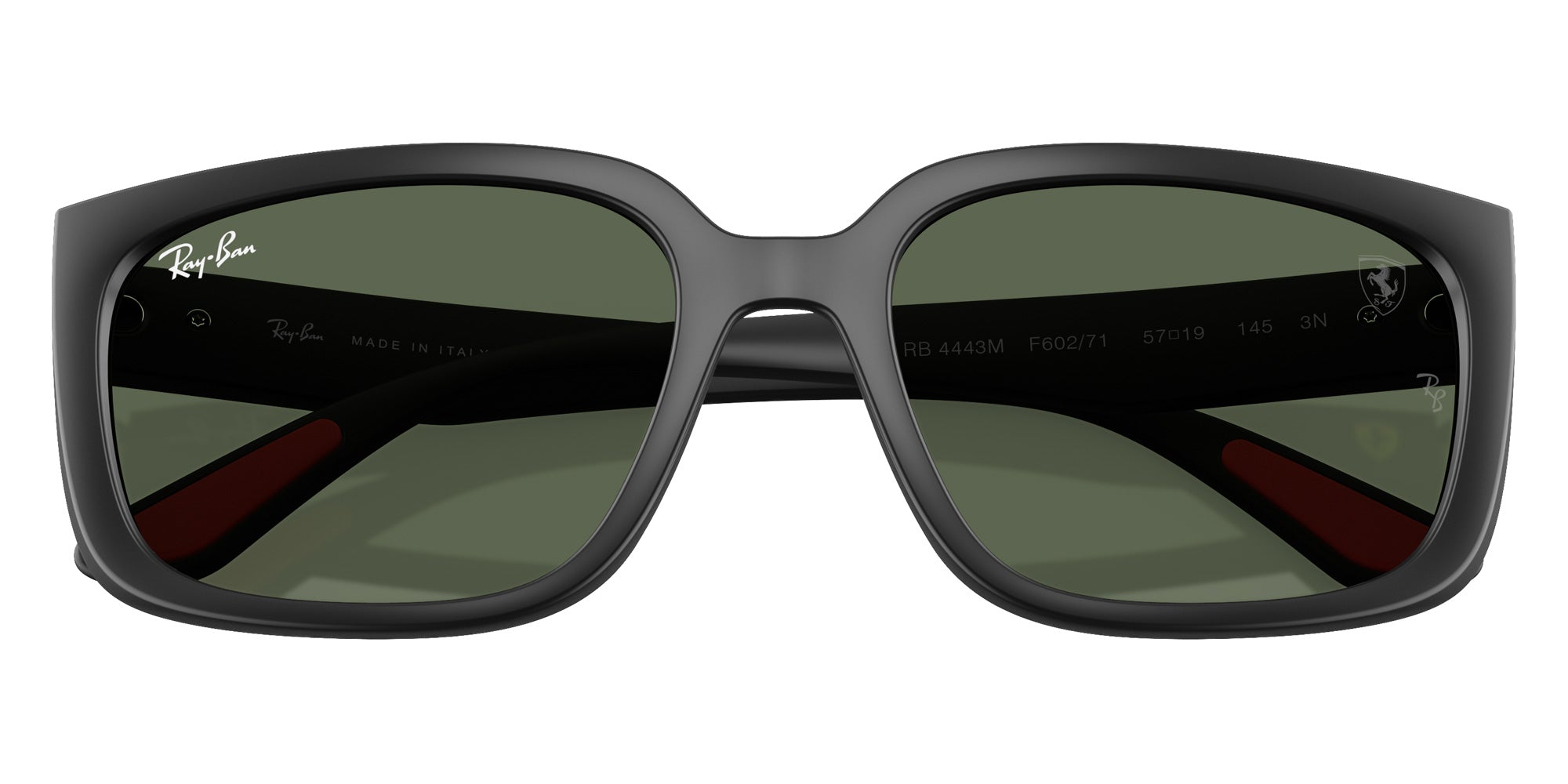 Ray-Ban® RB4443M RB4443M F60271 57 Sunglasses - Matte Black