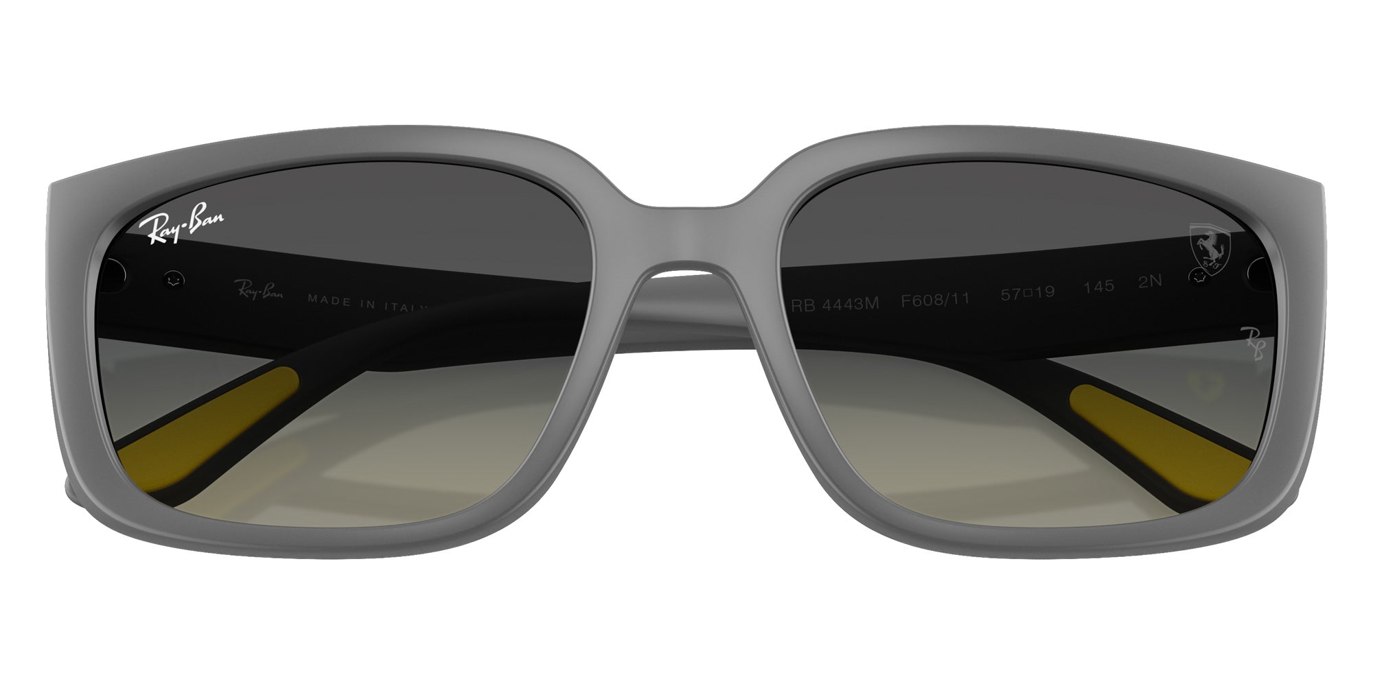 Ray-Ban® RB4443M RB4443M F60811 57 Sunglasses - Matte Gray