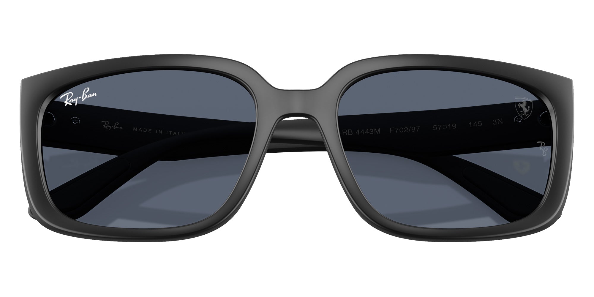 Ray-Ban® RB4443M RB4443M F70287 57 Sunglasses - Matte Black