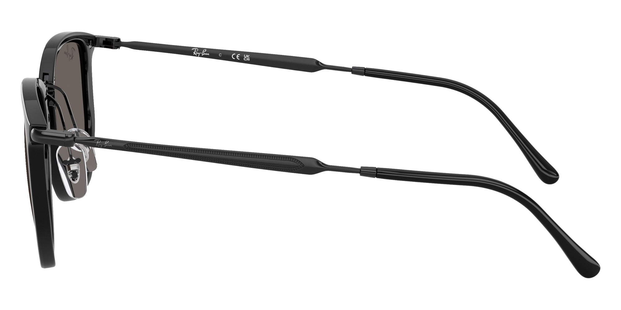 Ray-Ban® RB4451 RB4451 601/B1 53 Sunglasses - Black