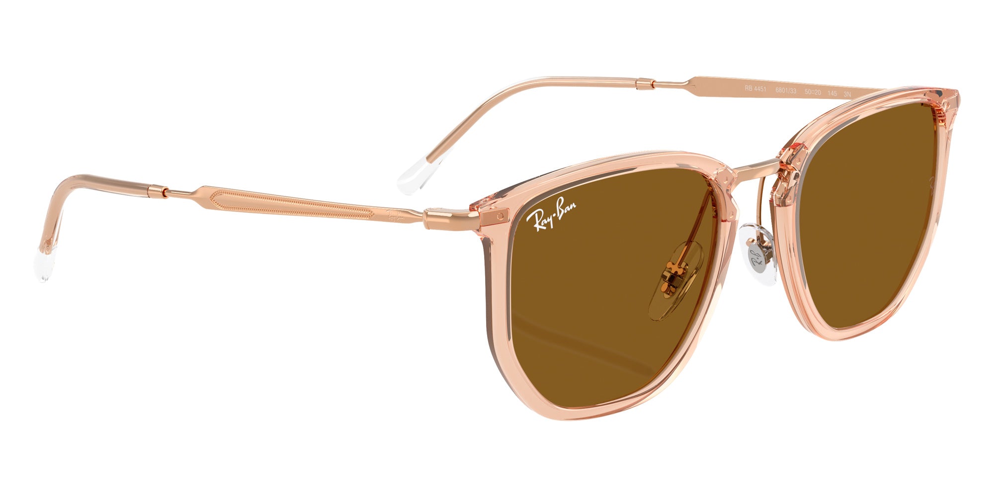 Ray-Ban® RB4451 RB4451 680133 50 Sunglasses - Rosegold