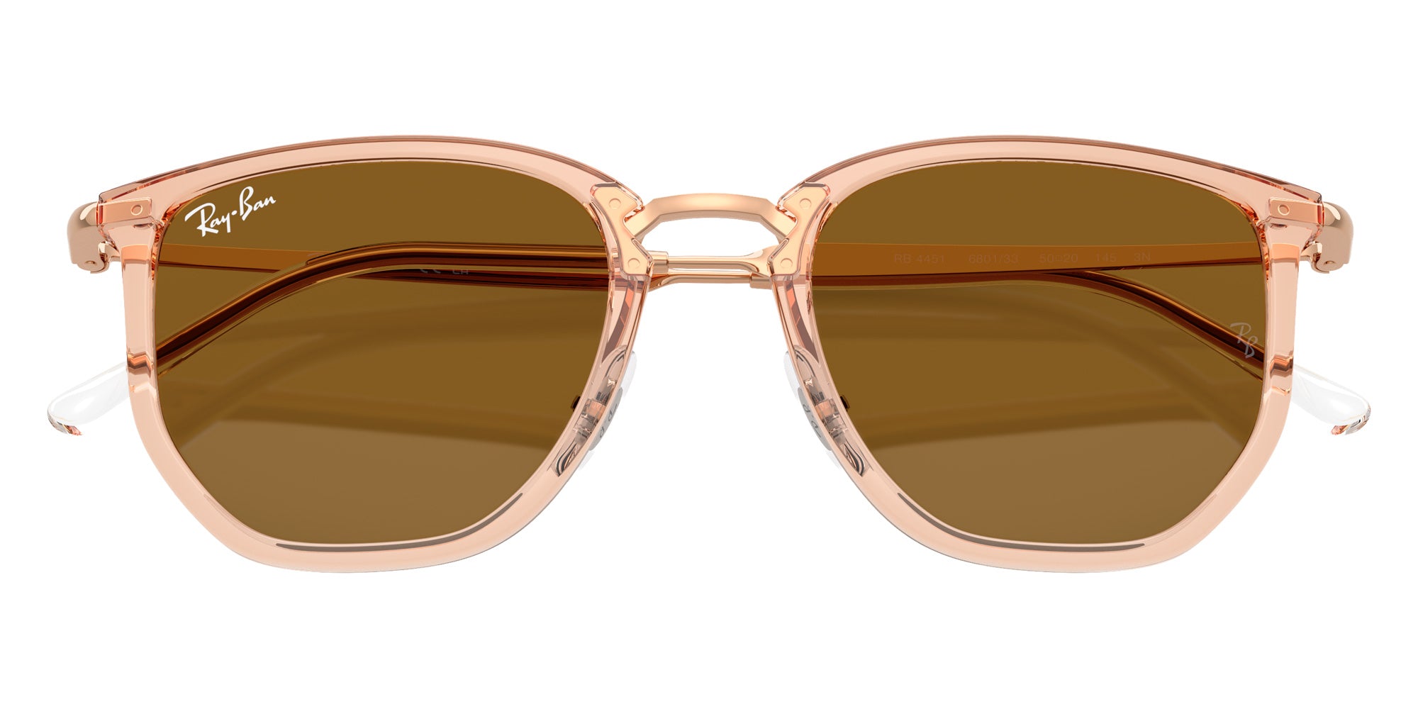 Ray-Ban® RB4451 RB4451 680133 50 Sunglasses - Rosegold