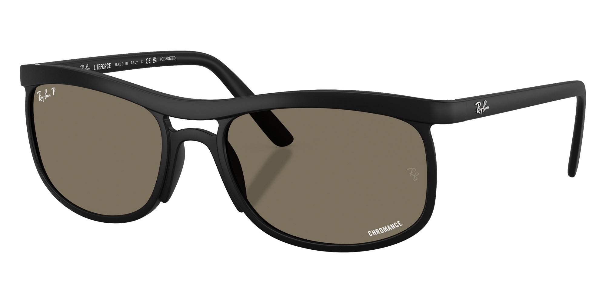 Ray-Ban® RB4452CH RB4452CH 601S87 59 Sunglasses - Sand Black