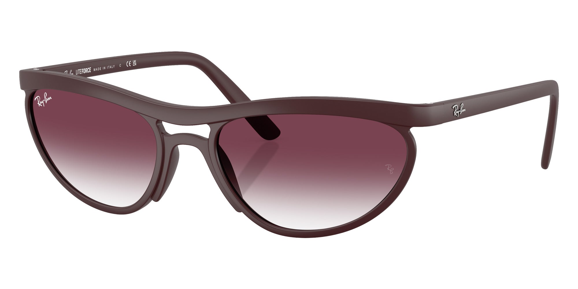 Ray-Ban® RB4453 RB4453 64458H 59 Sunglasses - Sand Dark Violet