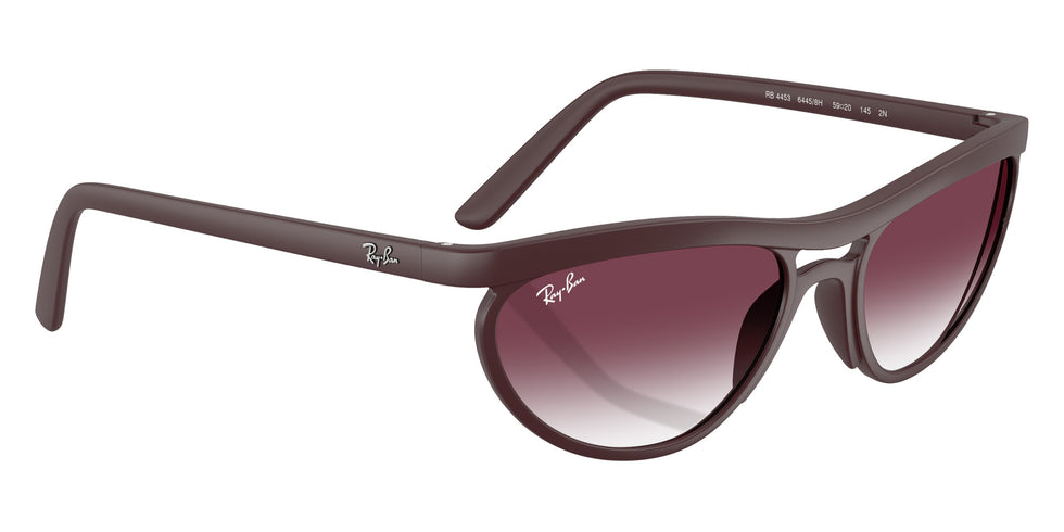 Ray-Ban® RB4453 RB4453 64458H 59 Sunglasses - Sand Dark Violet