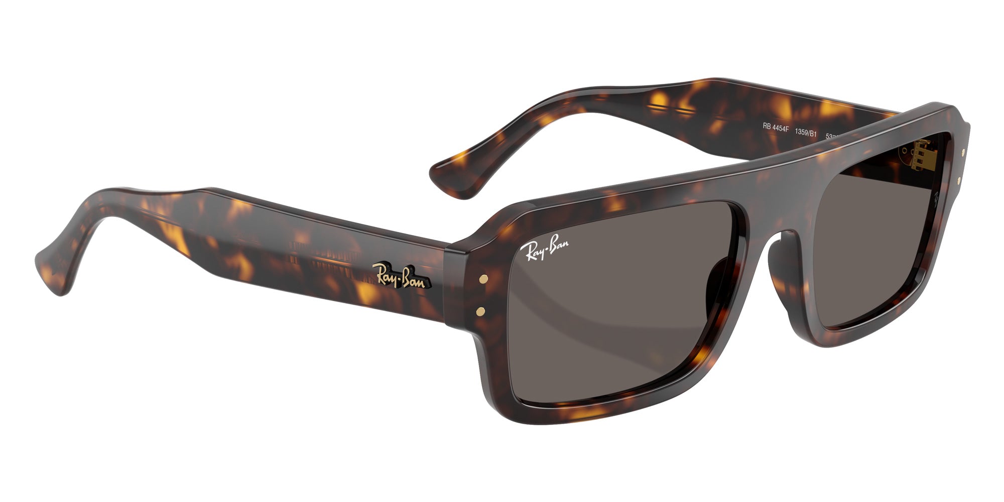 Ray-Ban® RB4454F RB4454F 1359B1 53 Sunglasses - Havana
