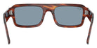 Ray-Ban® RB4454F RB4454F 139856 53 Sunglasses - Striped Havana