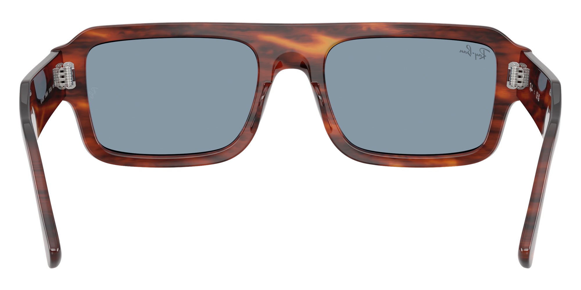 Ray-Ban® RB4454F RB4454F 139856 53 Sunglasses - Striped Havana