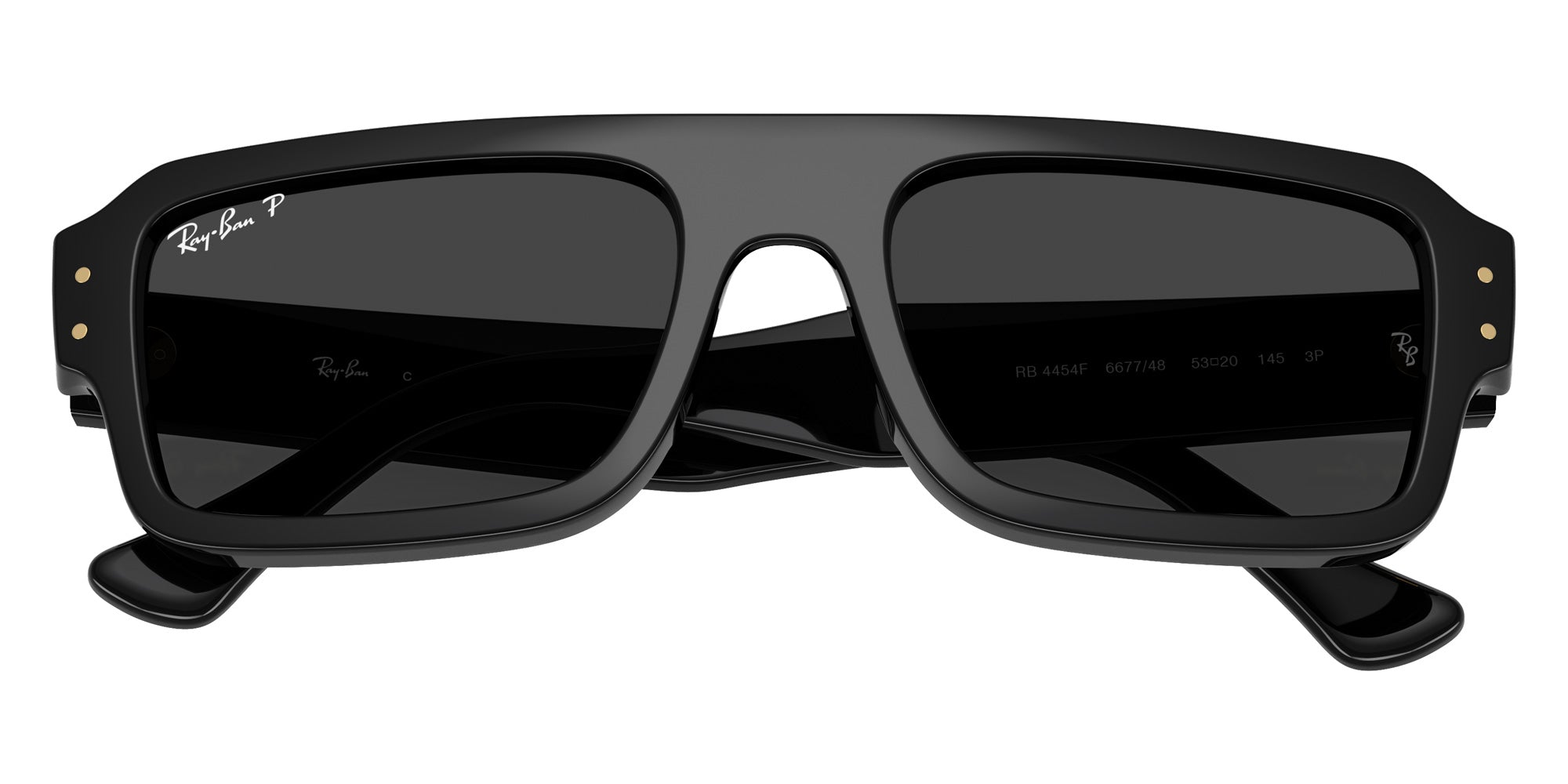 Ray-Ban® RB4454F RB4454F 667748 53 Sunglasses - Black