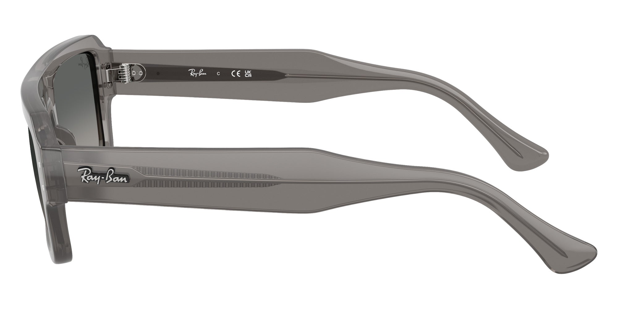 Ray-Ban® RB4454F RB4454F 680571 53 Sunglasses - Transparent Gray