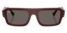Ray-Ban® RB4454M RB4454M F710B1 56 Sunglasses - Red Transparent