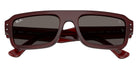 Ray-Ban® RB4454M RB4454M F710B1 56 Sunglasses - Red Transparent