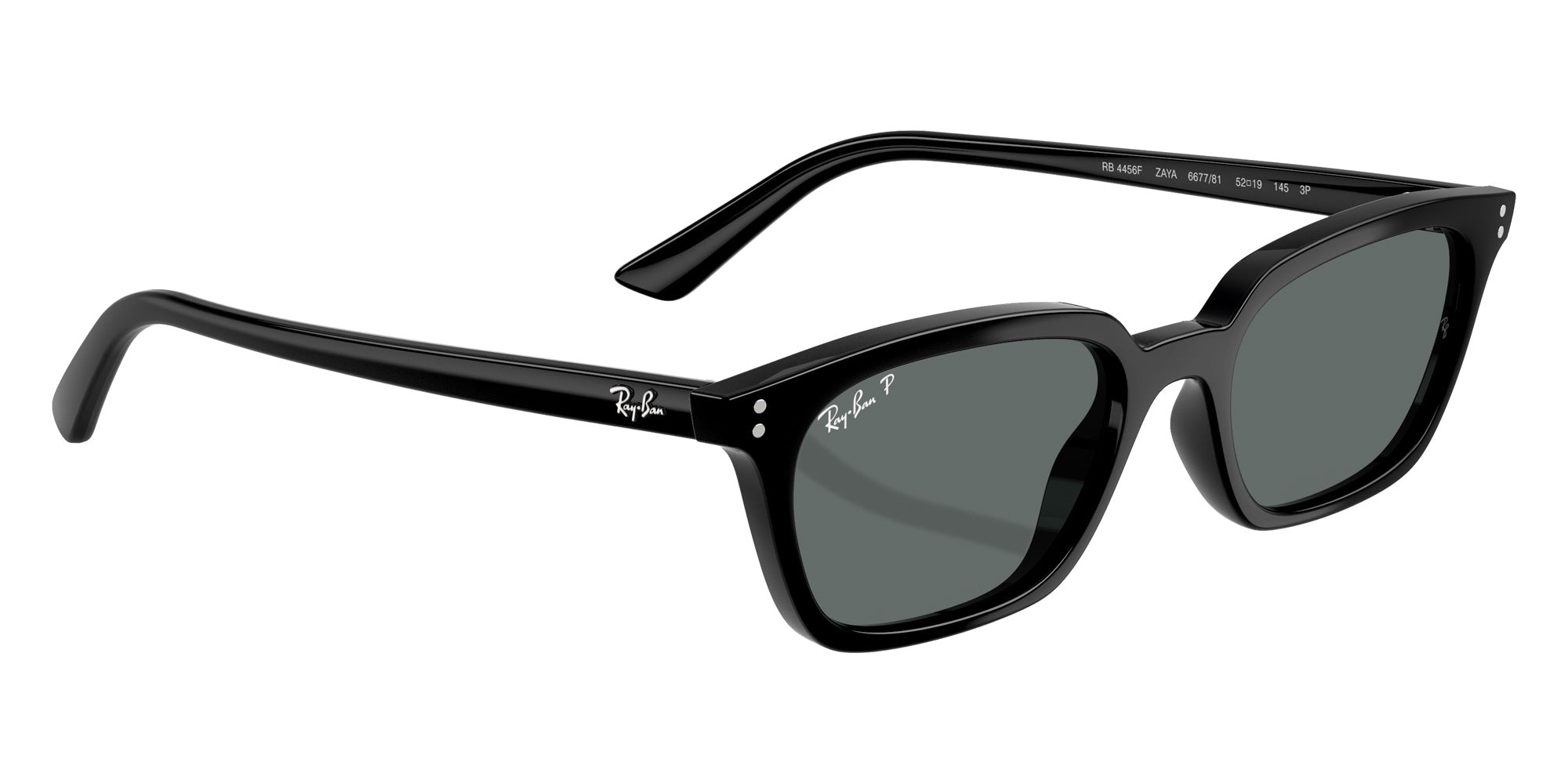Ray-Ban® RB4456F RB4456F 667781 52 Sunglasses - Black