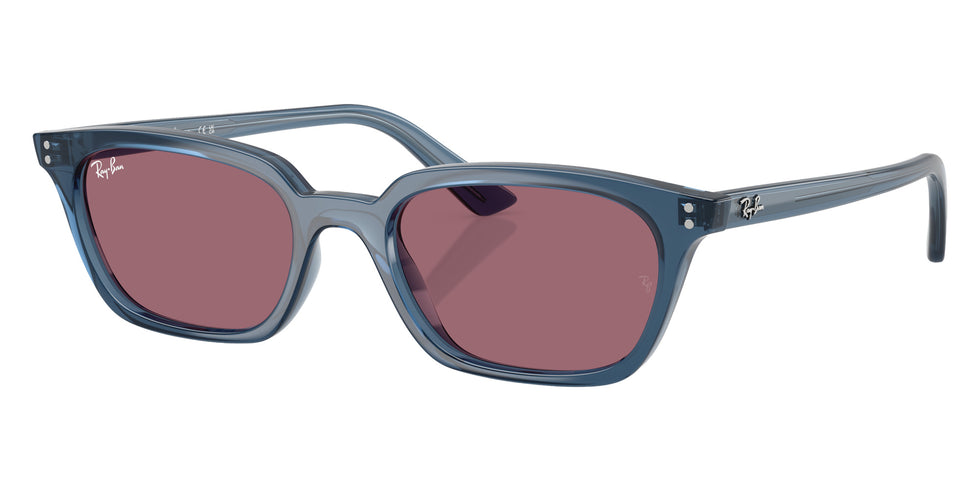 Ray-Ban® RB4456F RB4456F 68121A 52 Sunglasses - Light Blue