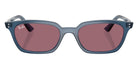 Ray-Ban® RB4456F RB4456F 68121A 52 Sunglasses - Light Blue