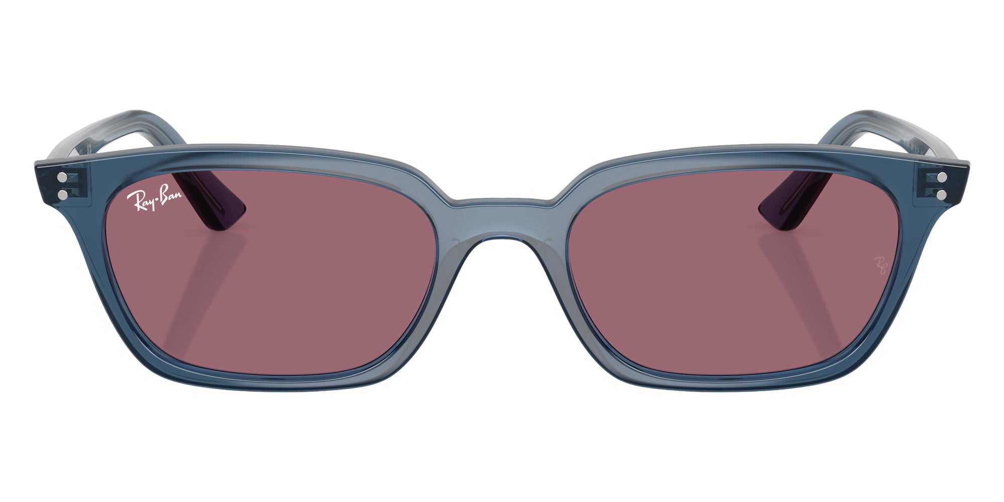 Ray-Ban® RB4456F RB4456F 68121A 52 Sunglasses - Light Blue