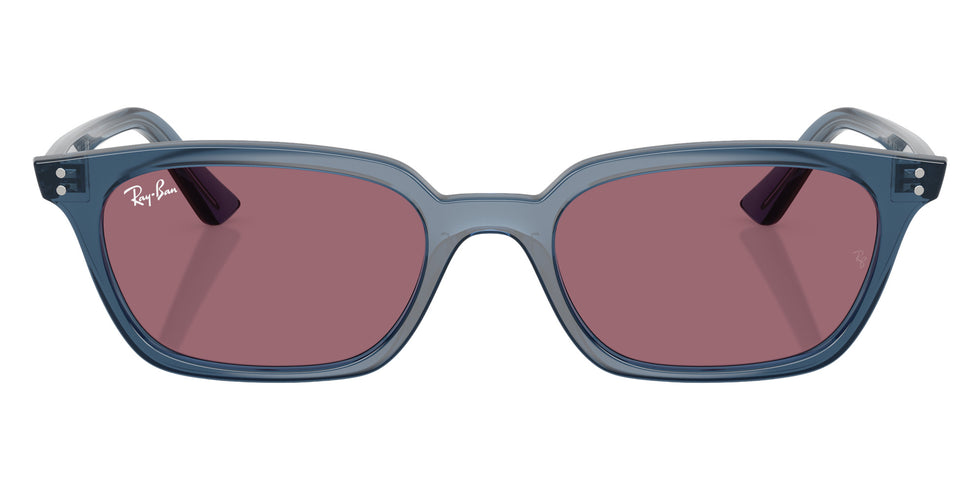 Ray-Ban® RB4456F RB4456F 68121A 52 Sunglasses - Light Blue