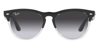 Ray-Ban® IRIS 0RB4471 RB4471 66308G 54 - Black on Transparent with Gray Gradient Blue lenses Sunglasses