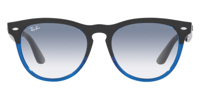 Ray-Ban® IRIS 0RB4471 RB4471 663219 54 - Black on Transparent Blue with Clear Gradient Light Blue lenses Sunglasses