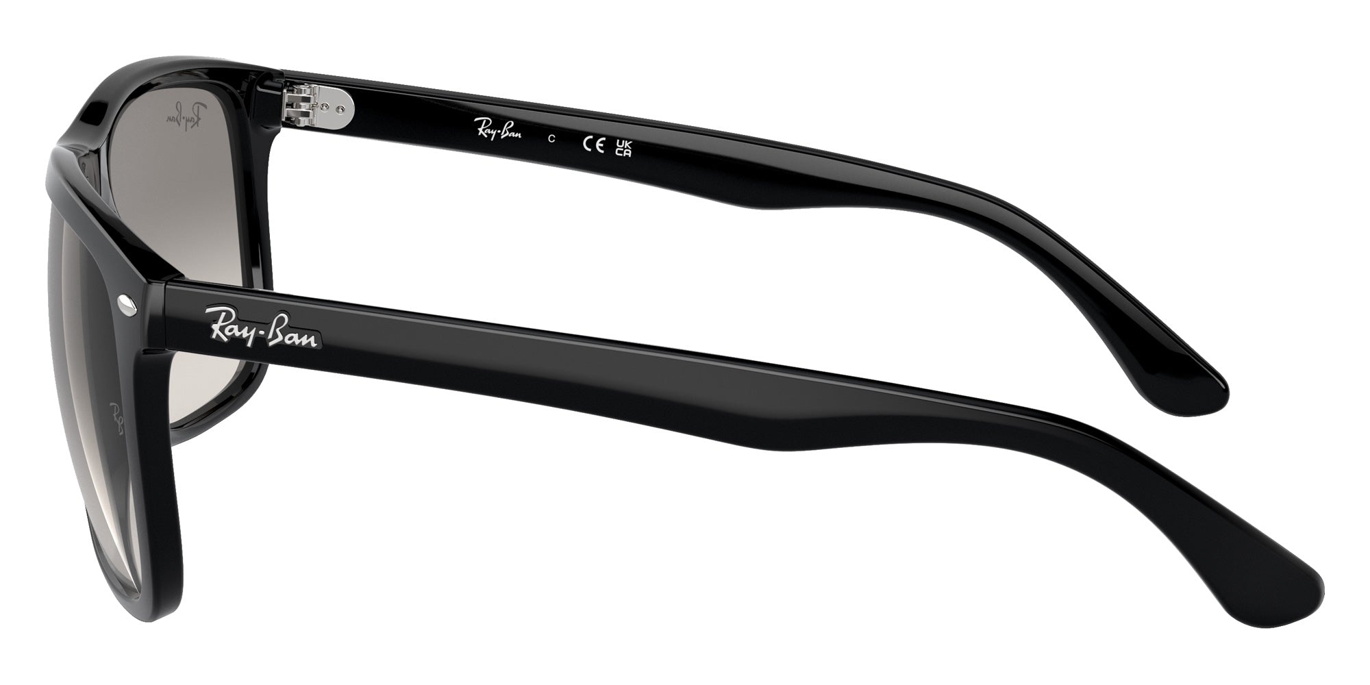 Ray-Ban® RB4547F RB4547F 601/32 60 Sunglasses - Black