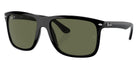 Ray-Ban® RB4547F RB4547F 601/58 60 Sunglasses - Black