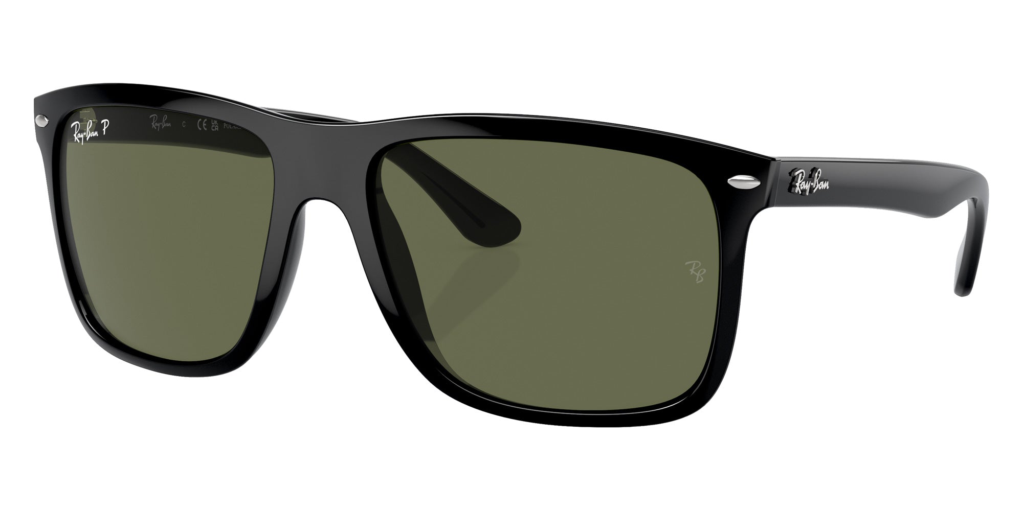 Ray-Ban® RB4547F RB4547F 601/58 60 Sunglasses - Black